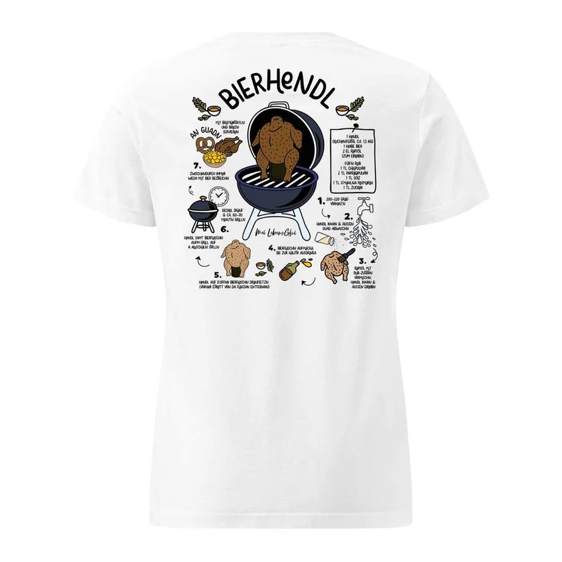 Damen Rezept T-Shirt "Bierhendl"