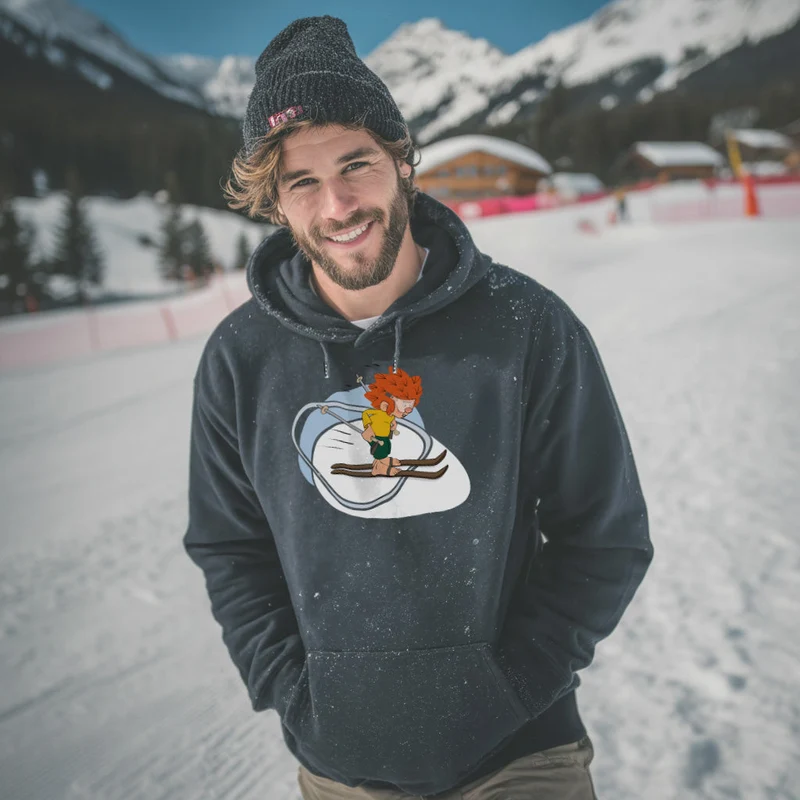 ®Pumuckl Hoodie "Skifahren"