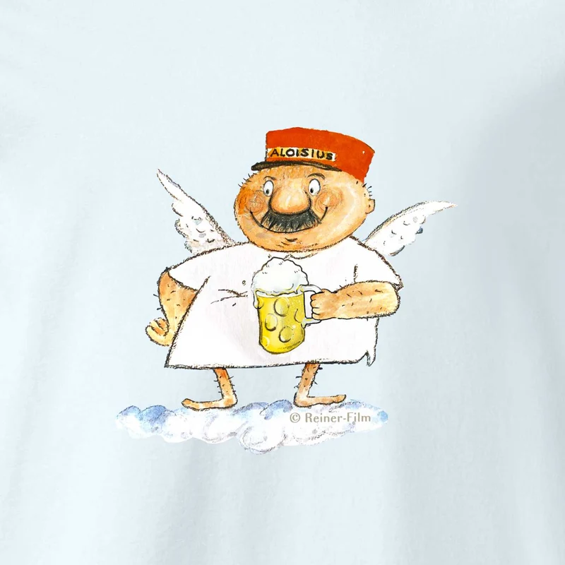 Engel Aloisius Herren T-Shirt "A Bier sag i"