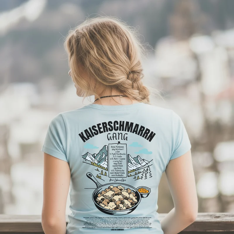 Damen Rezept T-Shirt "Kaiserschmarrn Gang"