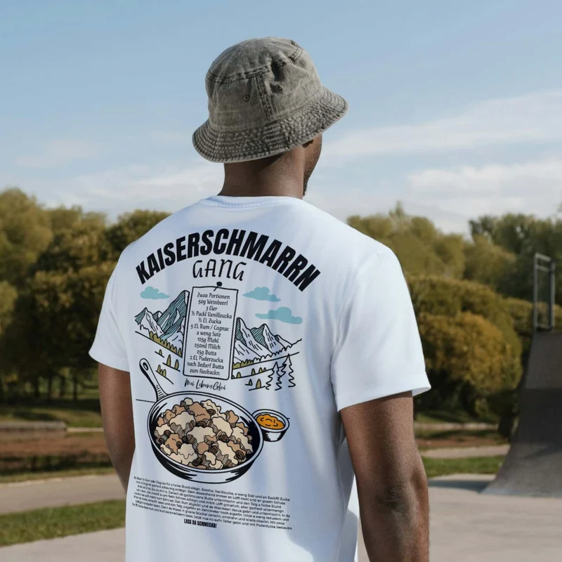 Herren Rezept T-Shirt "Kaiserschmarrn Gang"