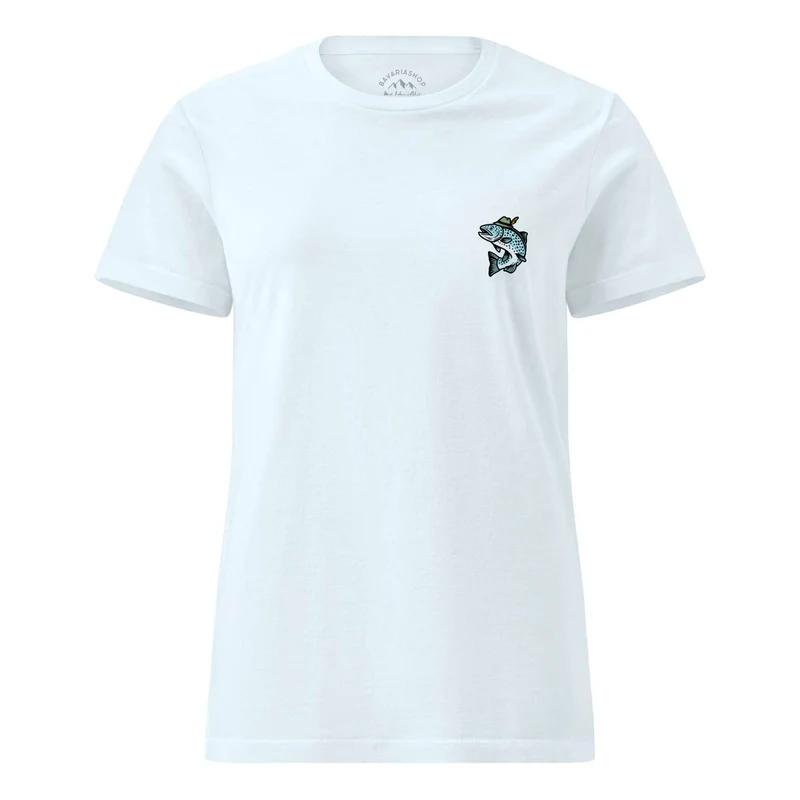 Damen T-Shirt "Boarischer Steckerlfisch"