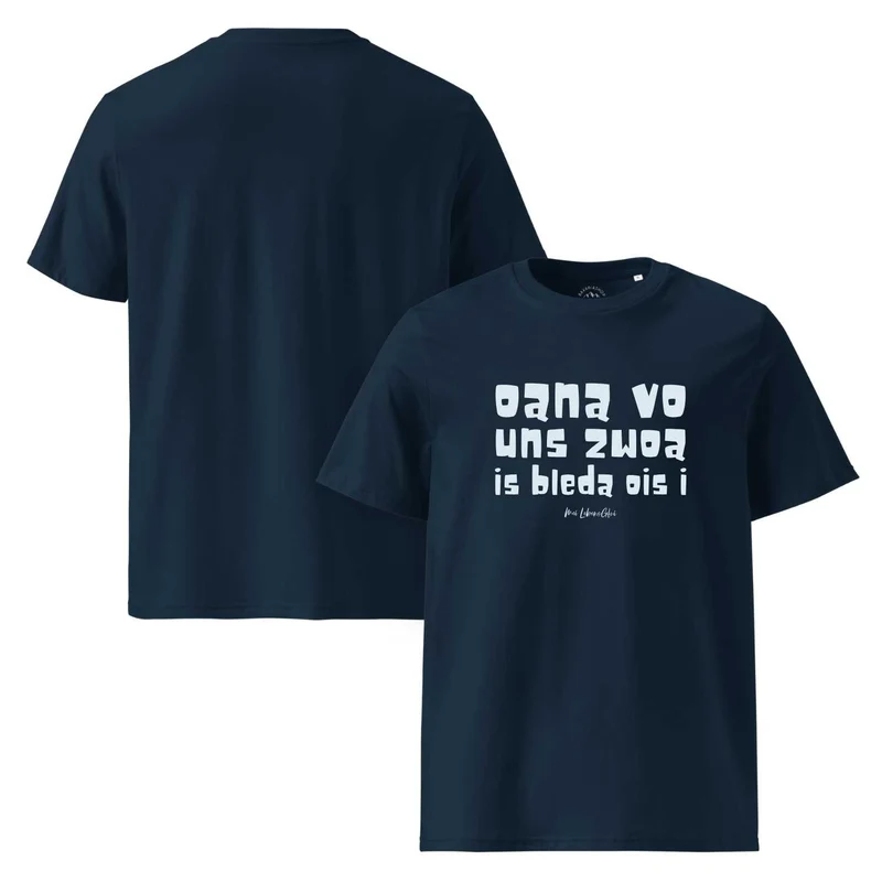 Herren T-Shirt "Oana vo uns zwoa"