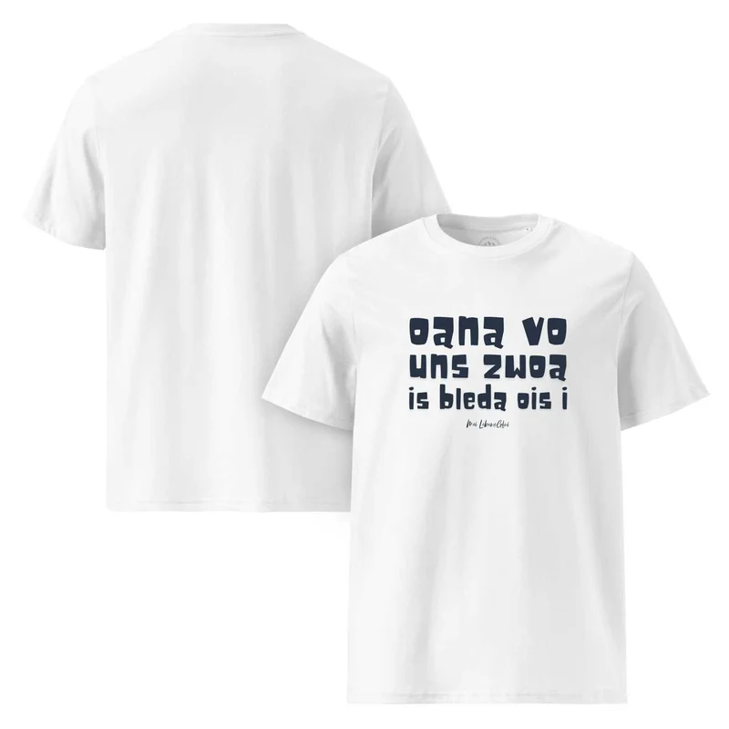 Herren T-Shirt "Oana vo uns zwoa"