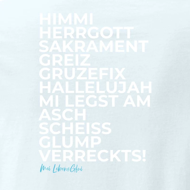 Damen T-Shirt "Himmi Herrgott"