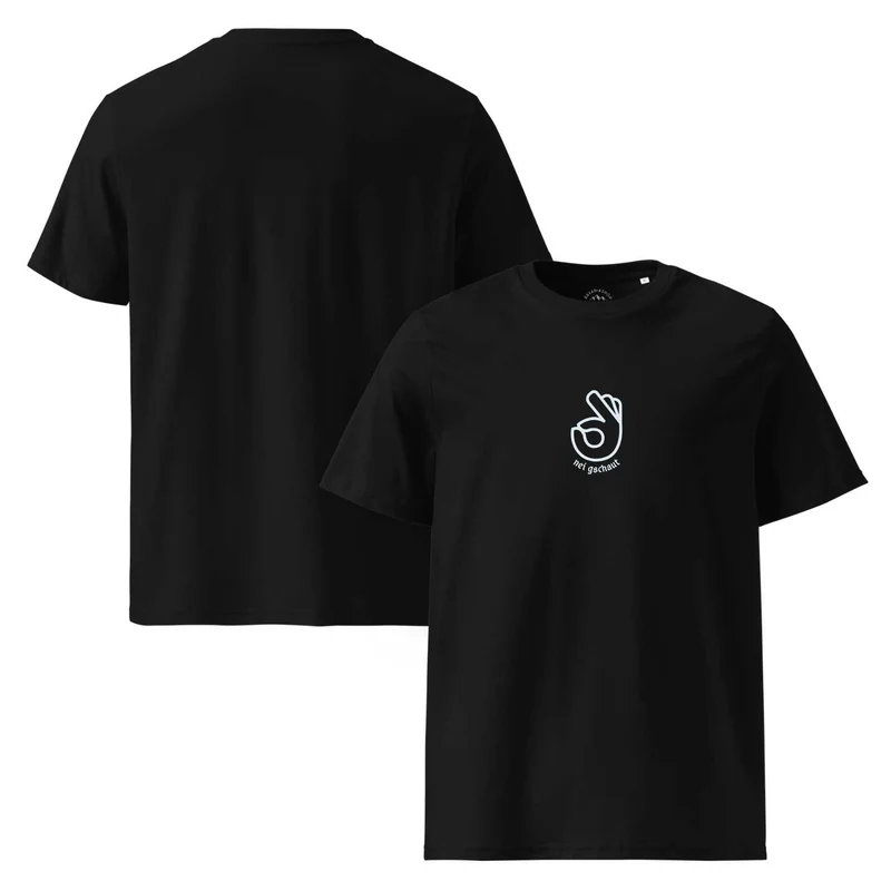 Herren T-Shirt "Nei gschaut" - bayerisches Mundart Gwand