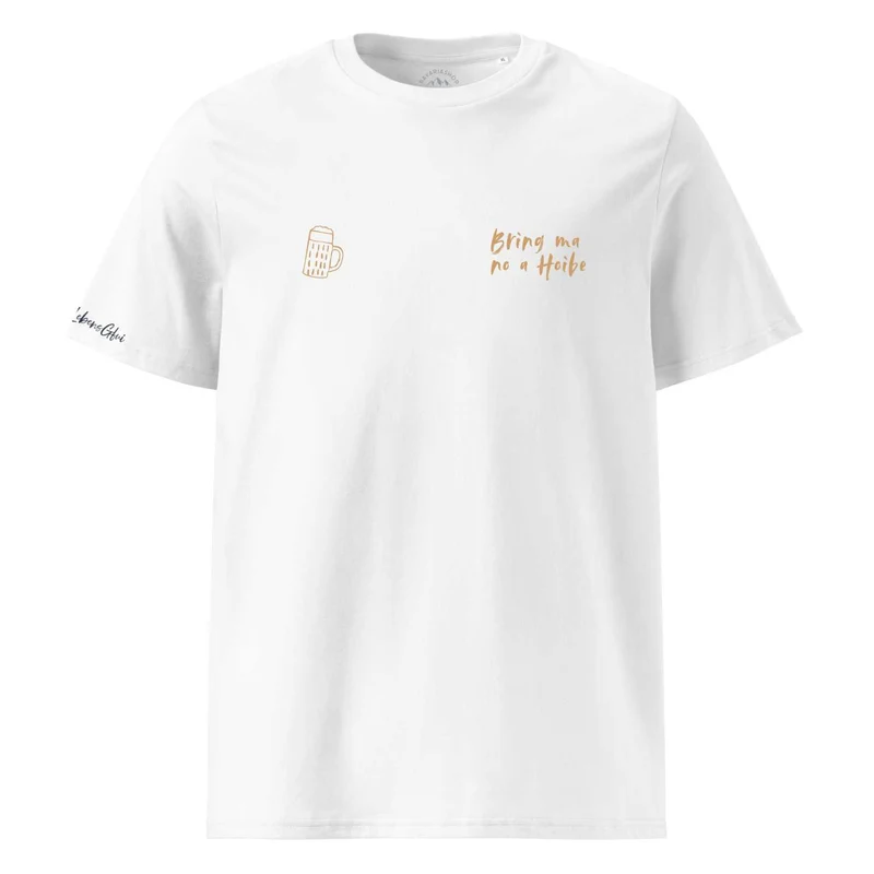 Herren T-Shirt "Bring ma no a Hoibe"
