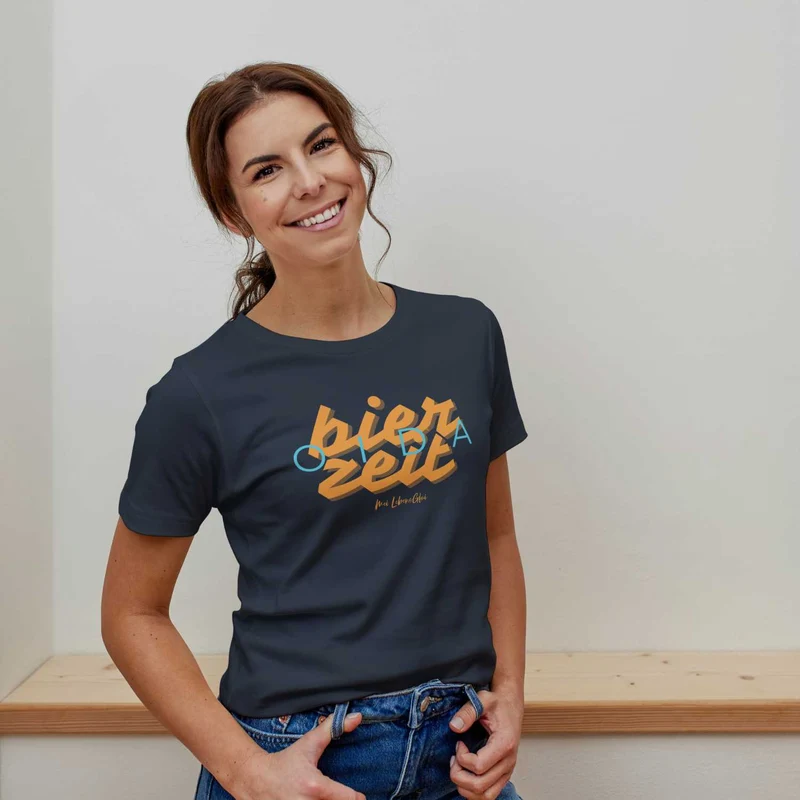 Damen T-Shirt "Bierzeit"