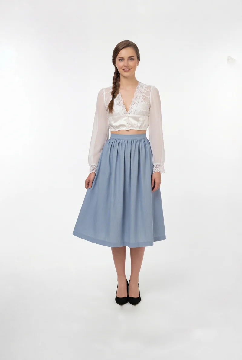 Dirndlbluse Langarm