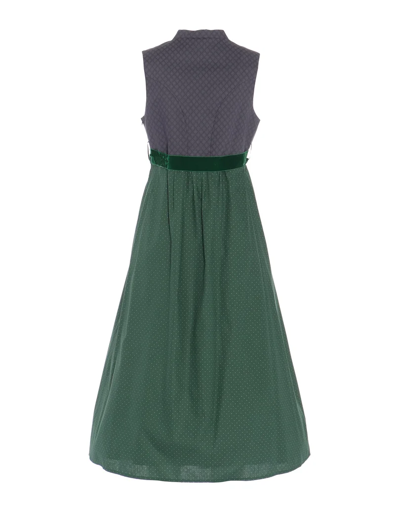 Elegantes Umstandsdirndl mit Stehkragen & Gürtel