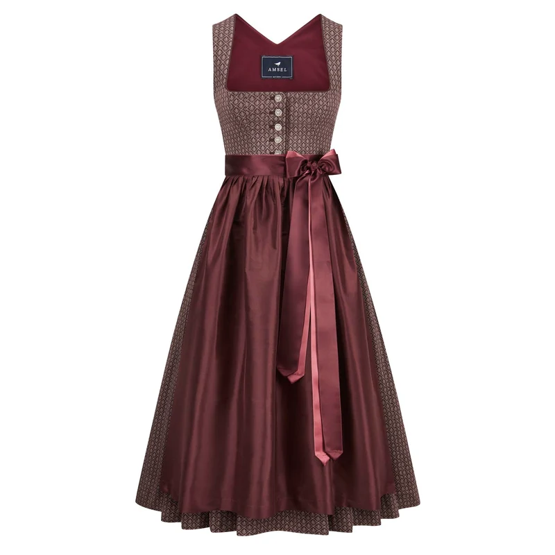 Dirndl Elisa Rot (lang)