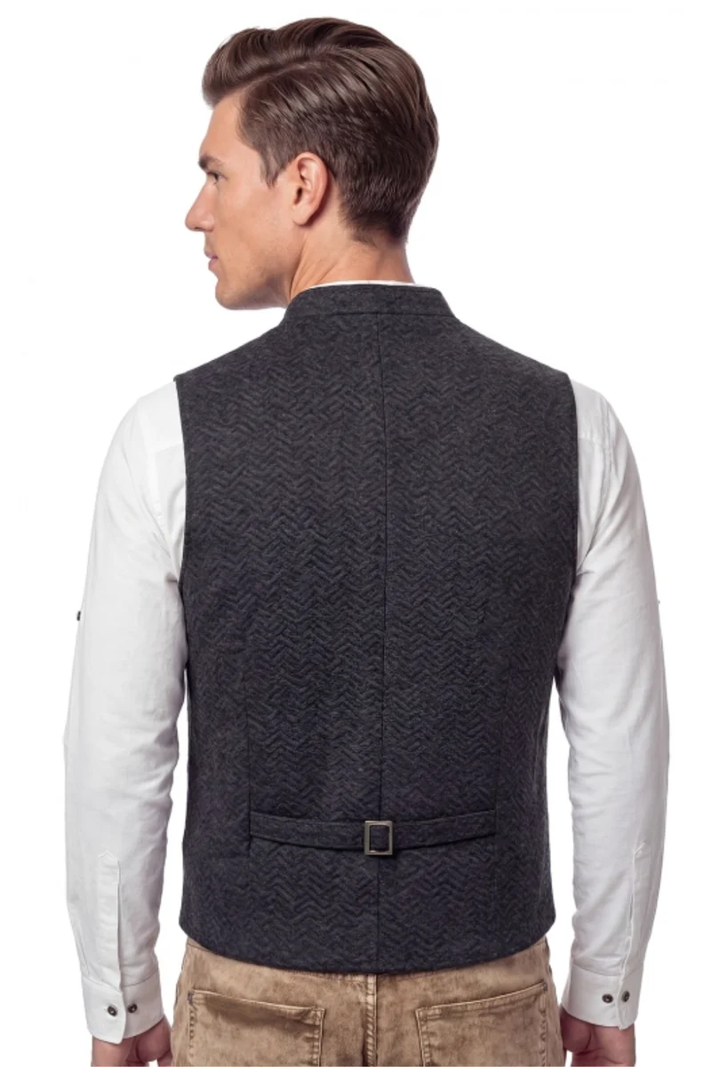 Weste Herren Pascal Jacquard - 1261/72415 - Trachtenweste - Herrenweste - Hangowear Herren