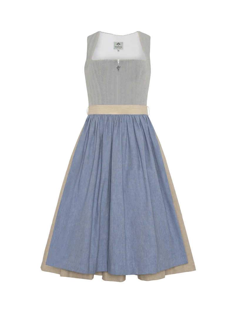 Dirndl mit Fischgrat-Oberteil