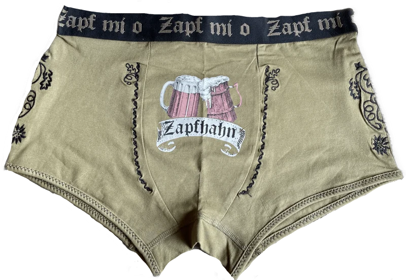 Herrenslip, Hangowear Boxershort, oliv grün, Zapfhahn