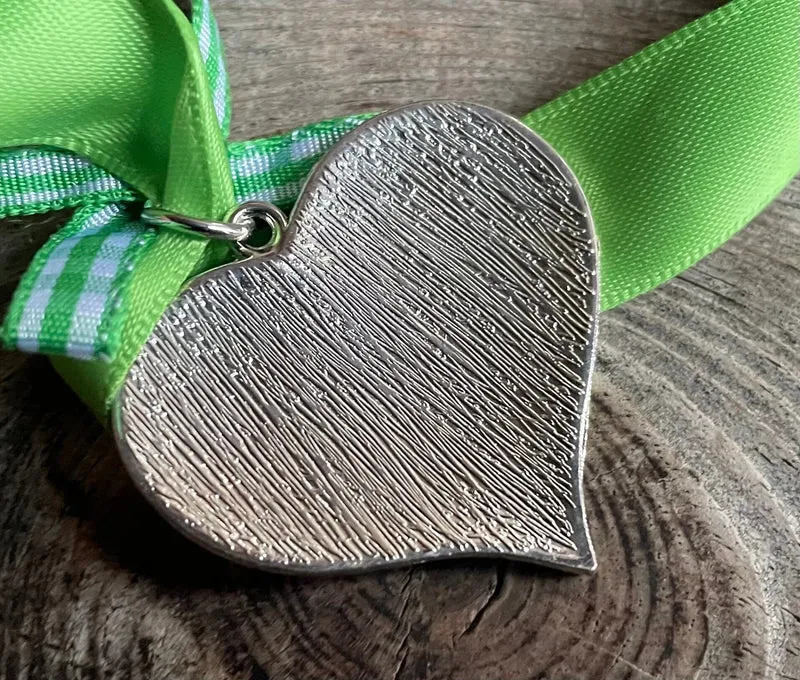 Trachten Kette Kropfband, Krüger, Satin Herz,versch. Farben