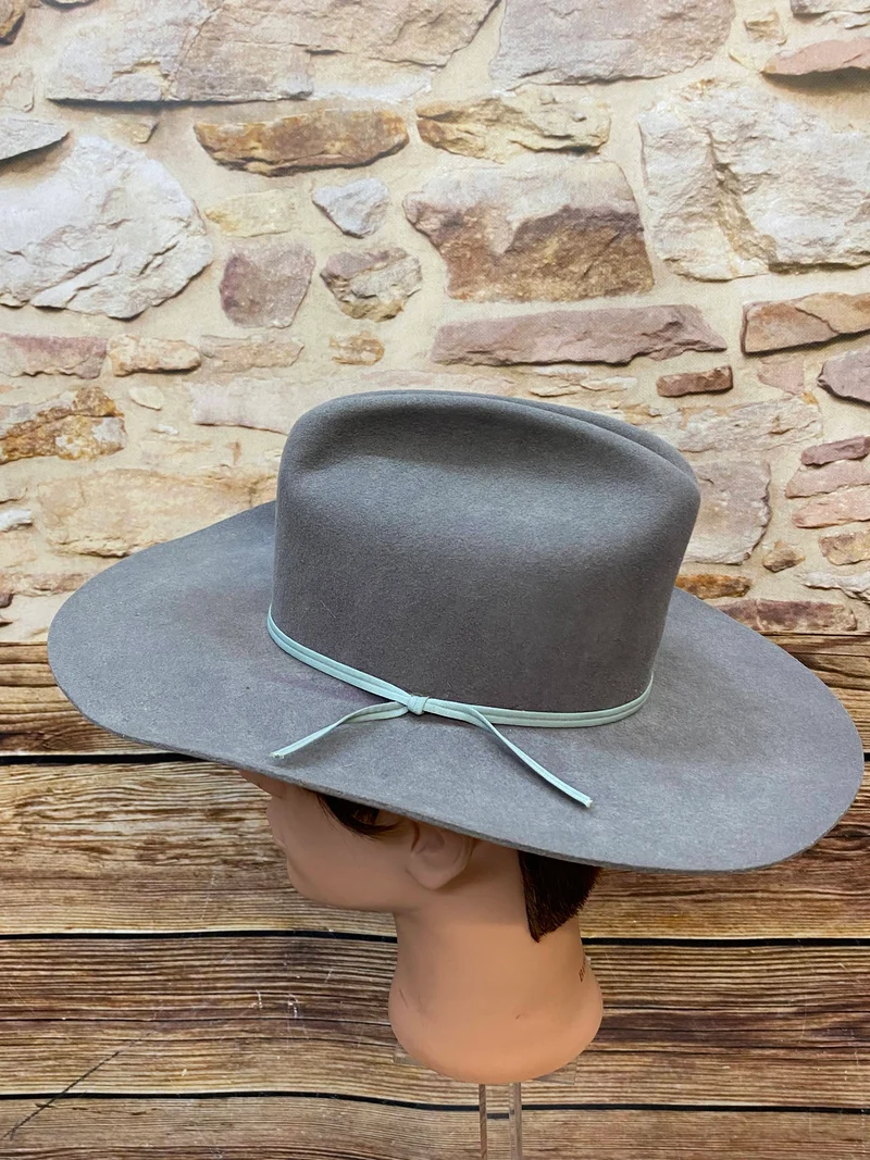 Grauer Vintage Westernhut Smithbilt Gr. 6 5/8