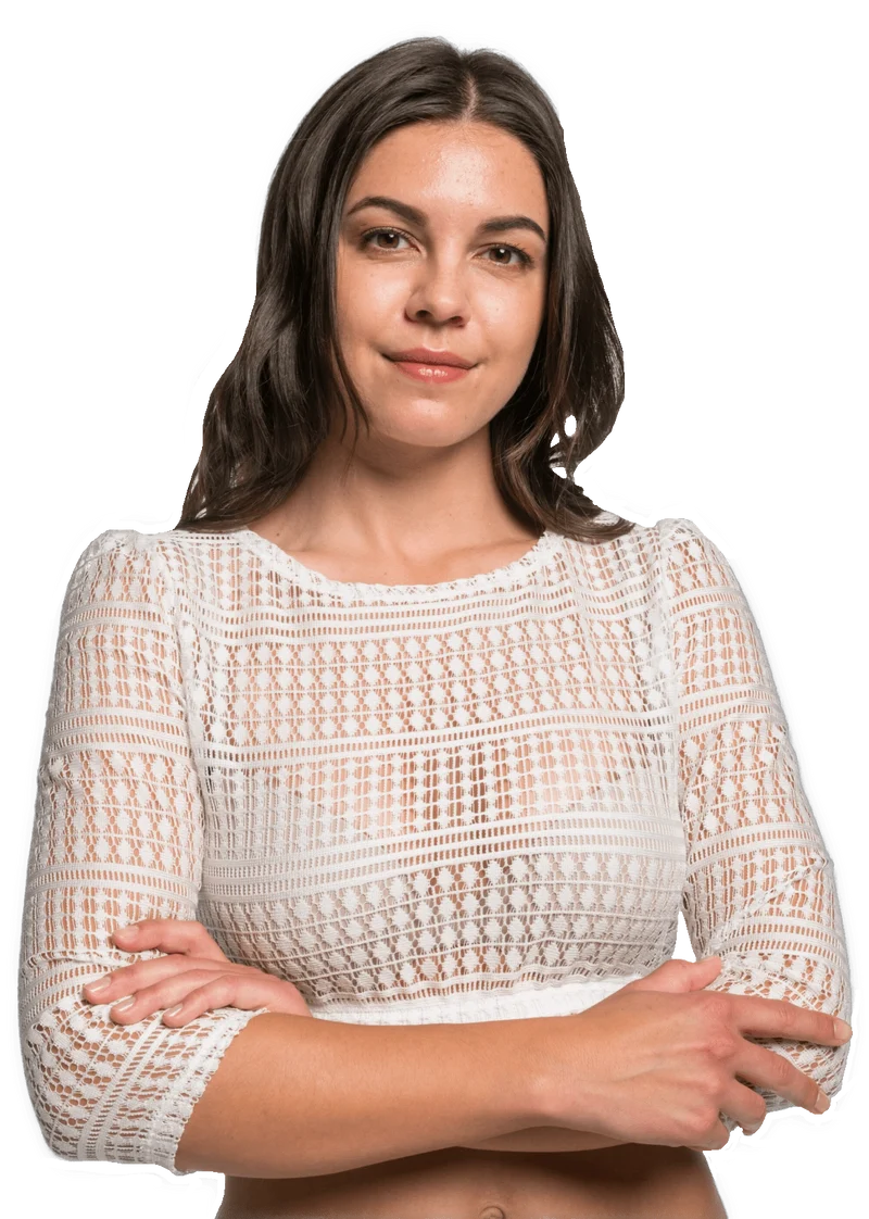 Dirndlbluse Spieth & Wensky Elster, 3/4 Arm, offwhite