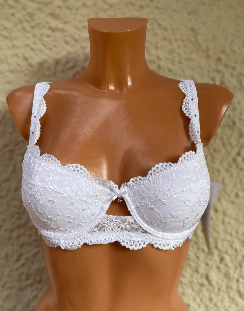 Dirndl BH, Nina von C., weiß, Push up mit Swarovski