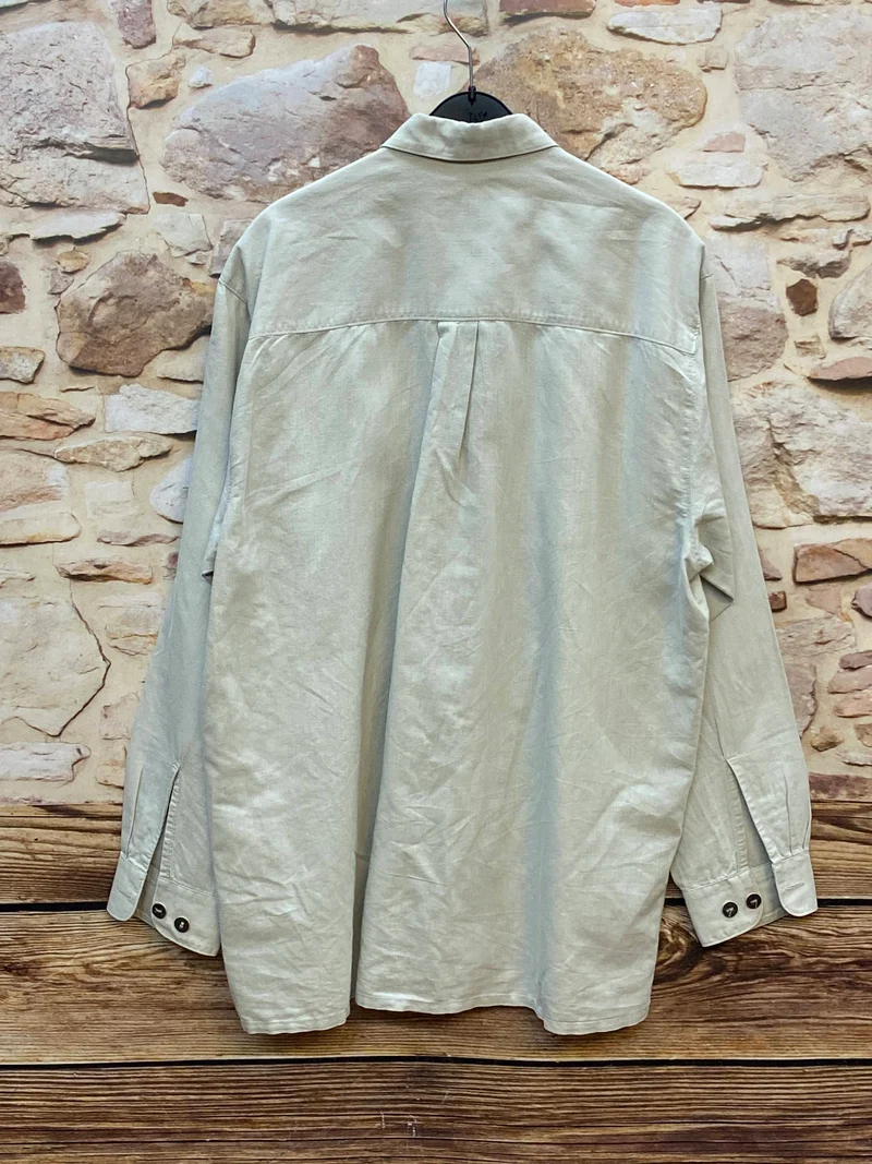 Trachtenhemd Herren Gr. 41/42 mit Stickerei