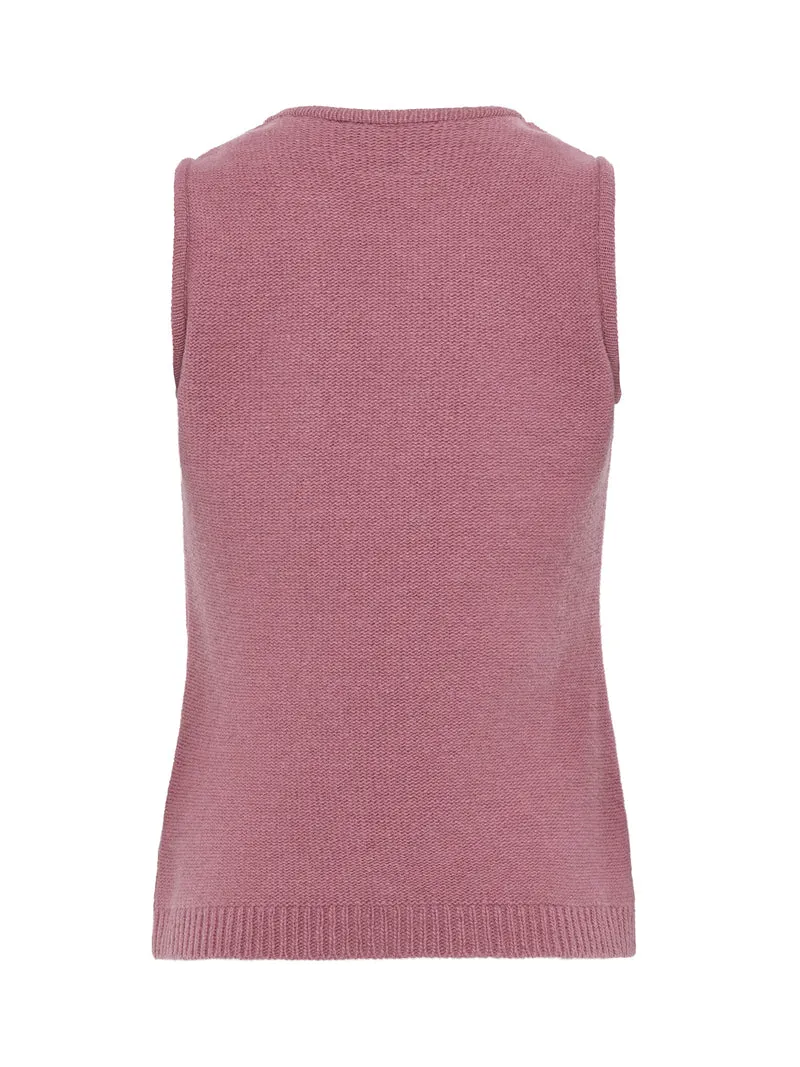 Strickpullunder mit Zopfmuster