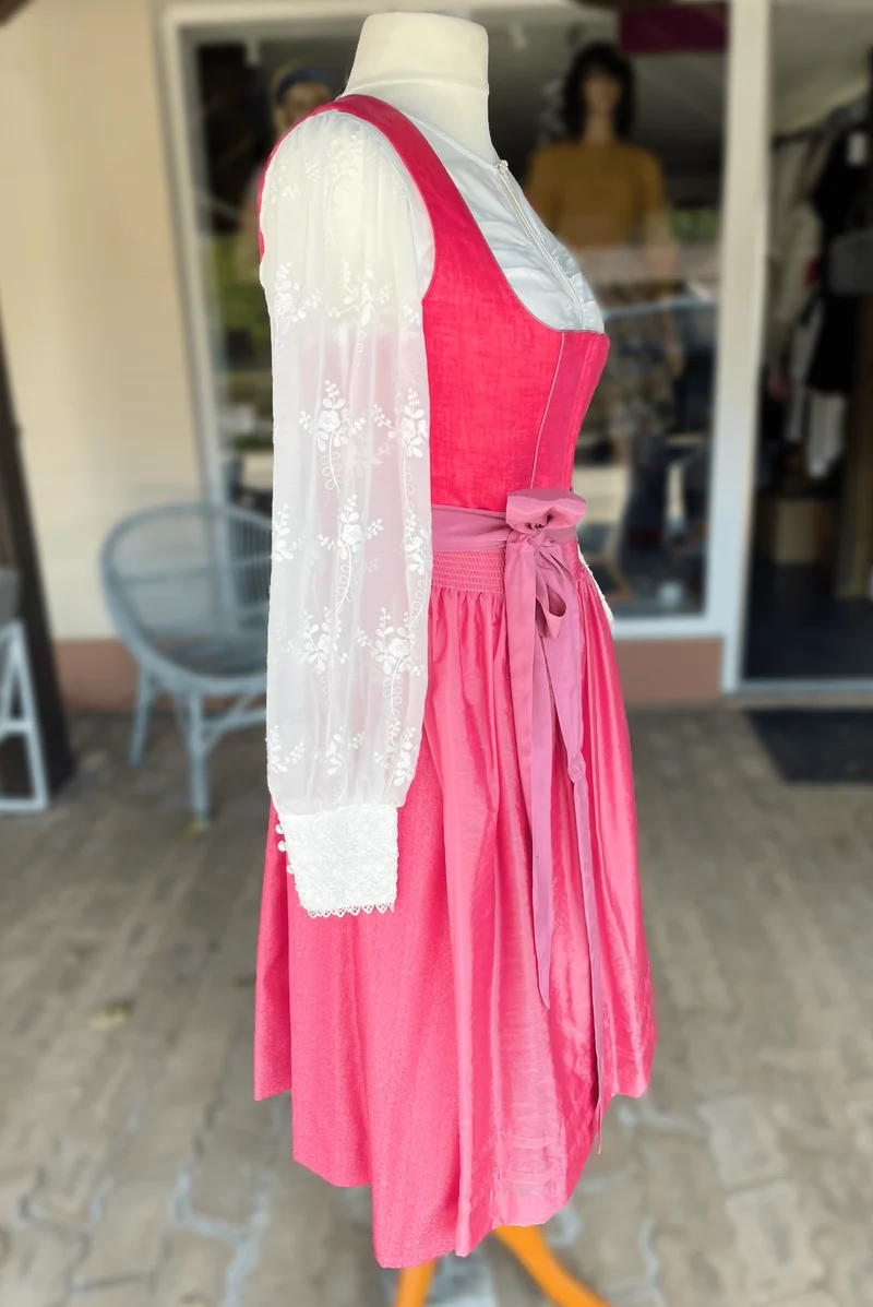Dirndl Krüger Collections, Amandine, 70 cm, rot rosa