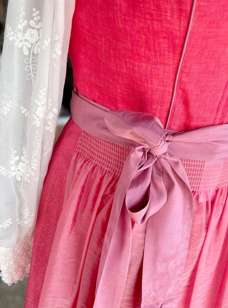 Dirndl Krüger Collections, Amandine, 70 cm, rot rosa
