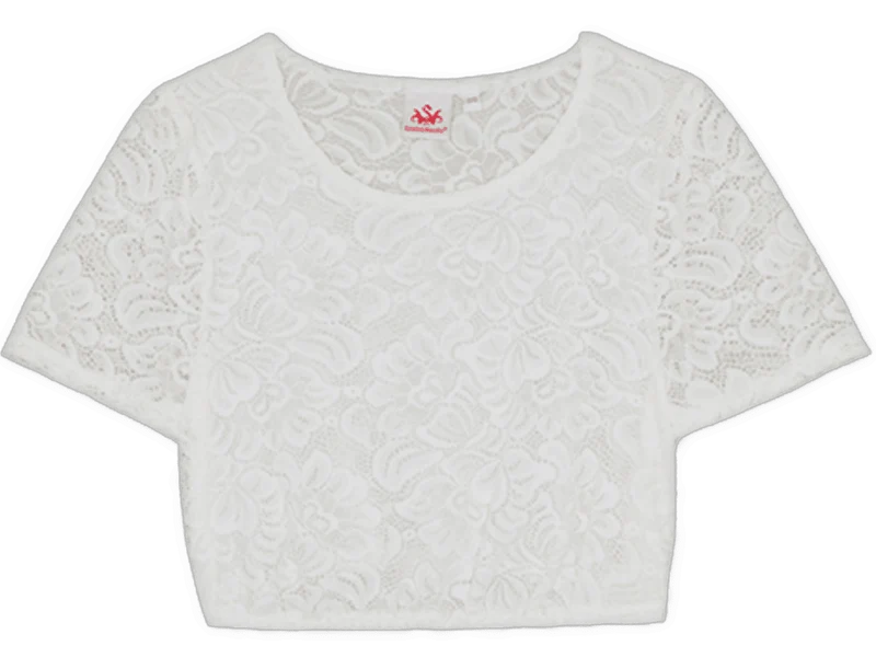 Dirndlbluse, Spieth & Wensky, hochgeschlossen, Duisburg, offwhite