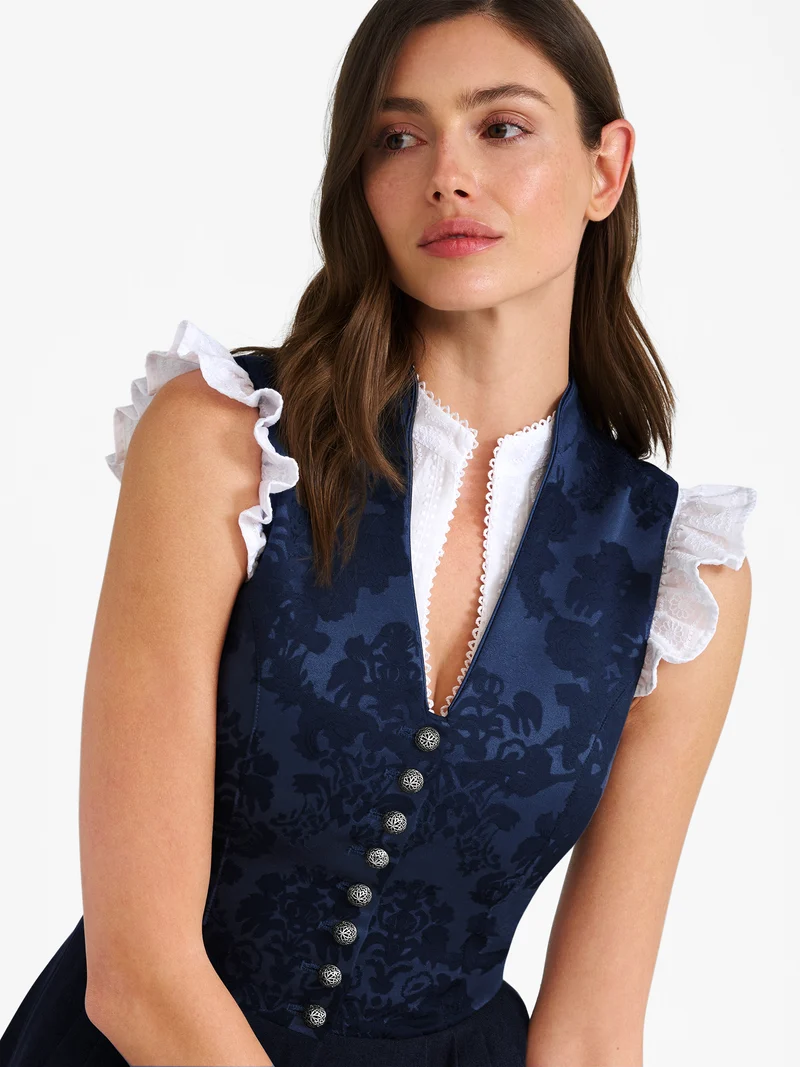 Dirndl ohne Schürze mit V-Ausschnitt - 70 cm