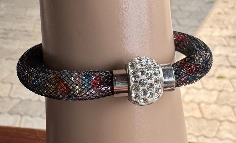Trachten Armband, Magnetverschluss, Glitzersteine