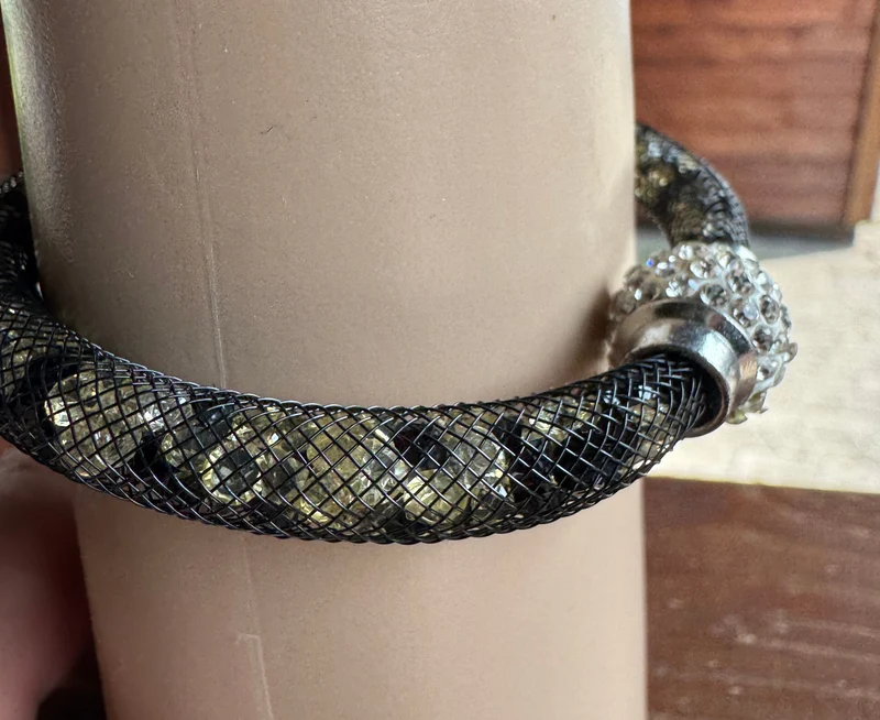 Trachten Armband, Magnetverschluss, Glitzersteine