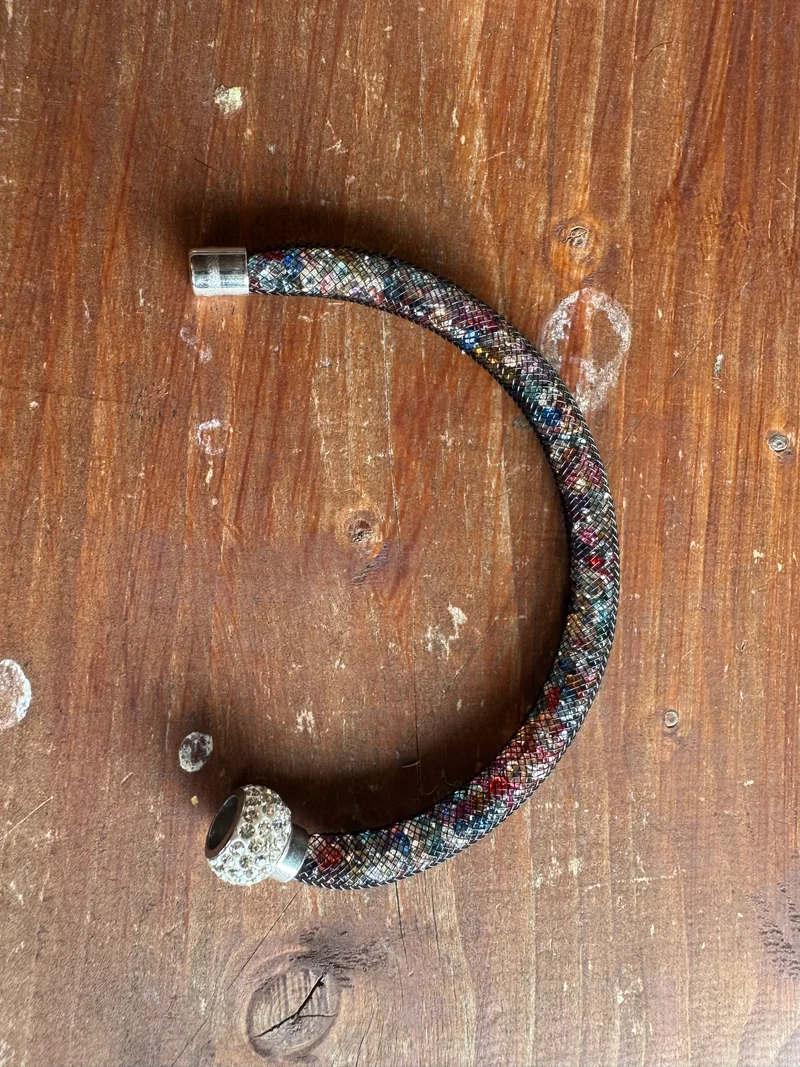 Trachten Armband, Magnetverschluss, Glitzersteine