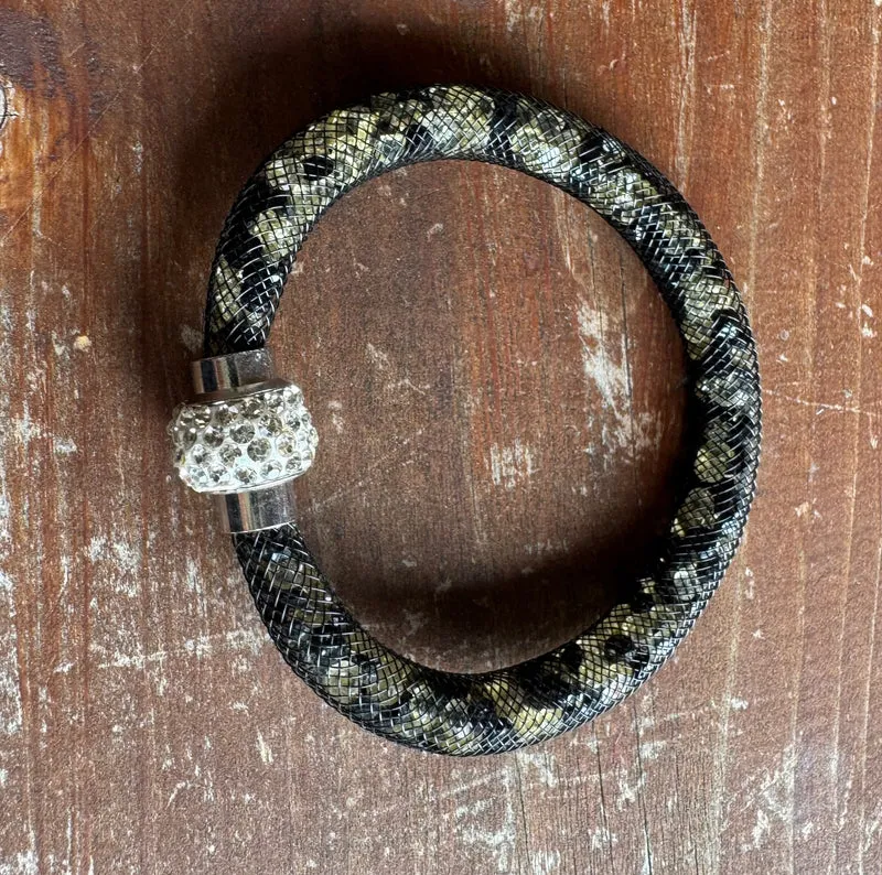 Trachten Armband, Magnetverschluss, Glitzersteine
