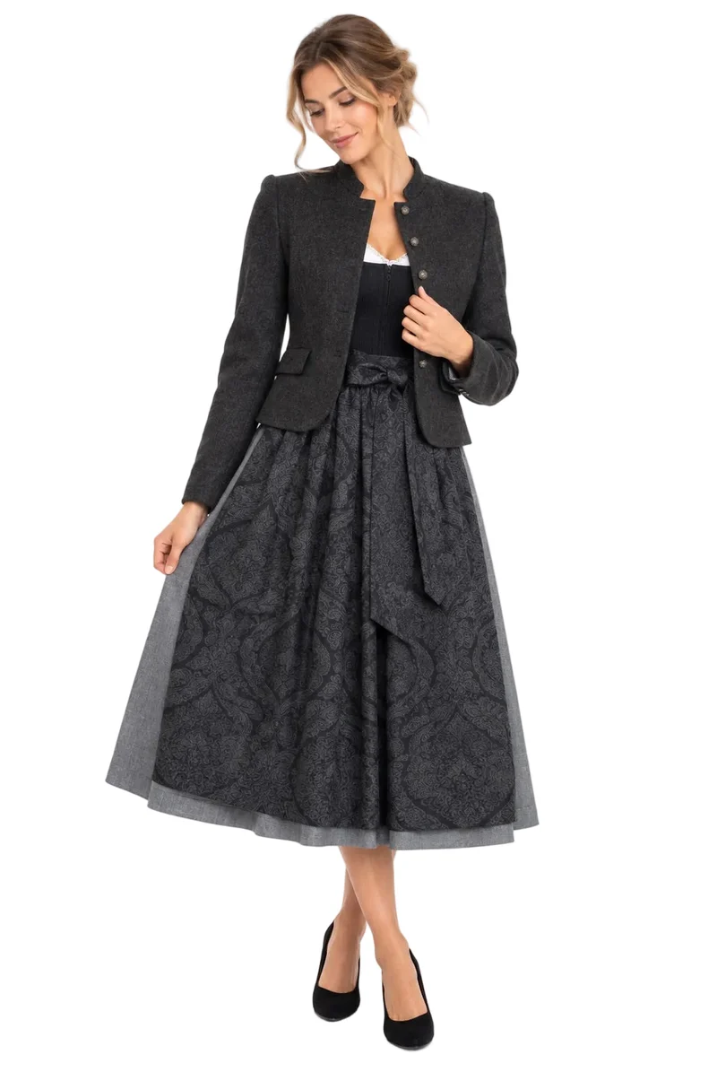 Lodenjacke mit Stehkragen
