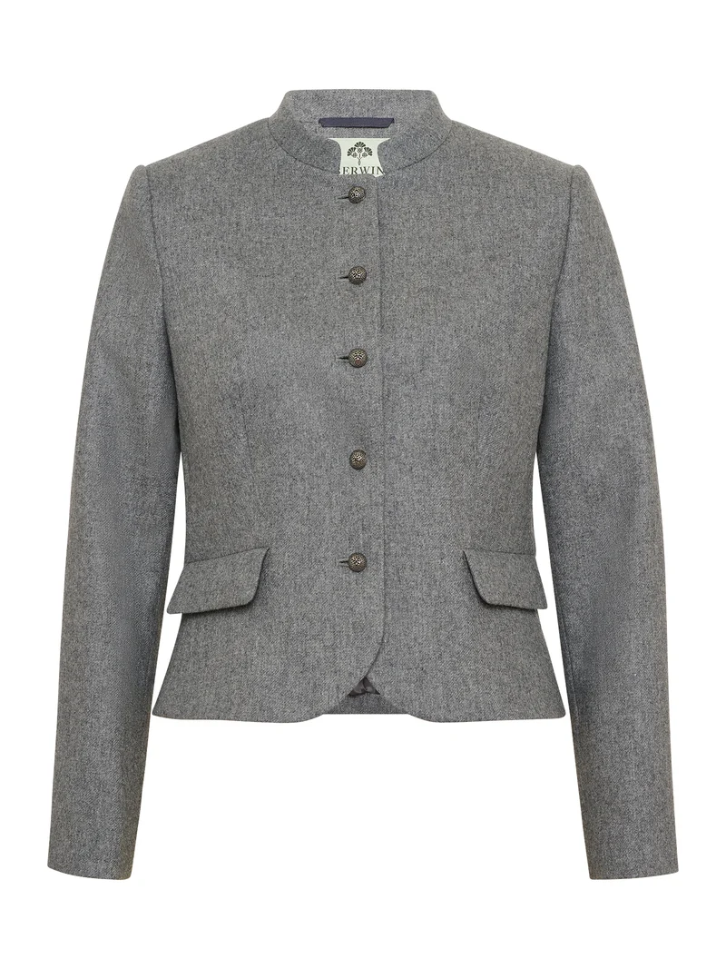 Lodenjacke mit Stehkragen