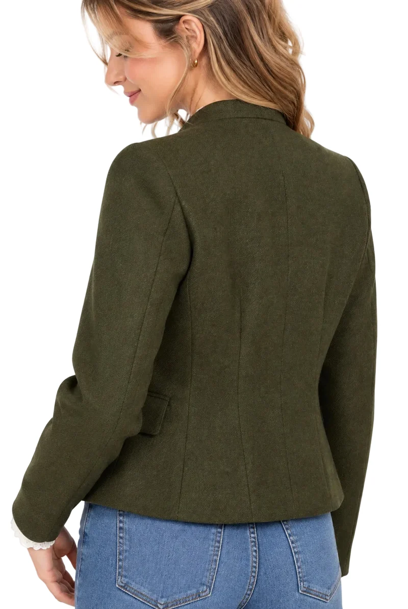 Lodenjacke mit Stehkragen