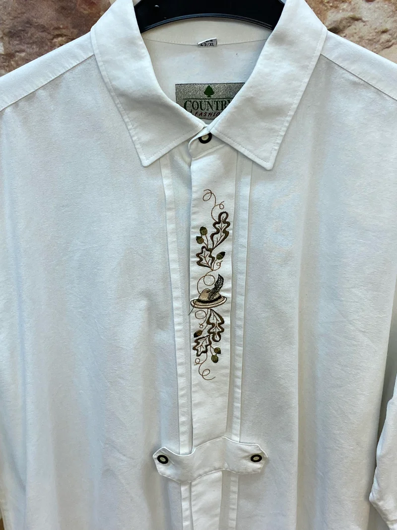 Trachtenhemd Herren Gr. 43/XL von Country Fashion