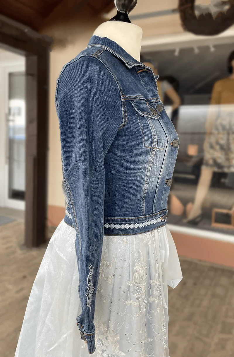 Trachten Jacke, Hangowear, Abby, Jeansjacke