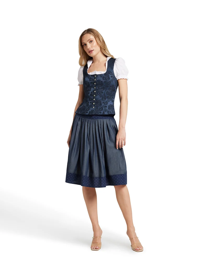 Trachtenmieder Damen – Stretch-Jacquard