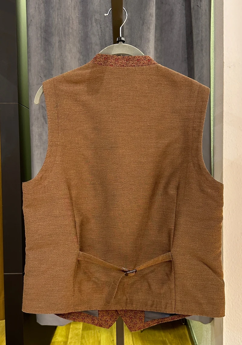 Herren Trachtenweste G'weih & Silk rost