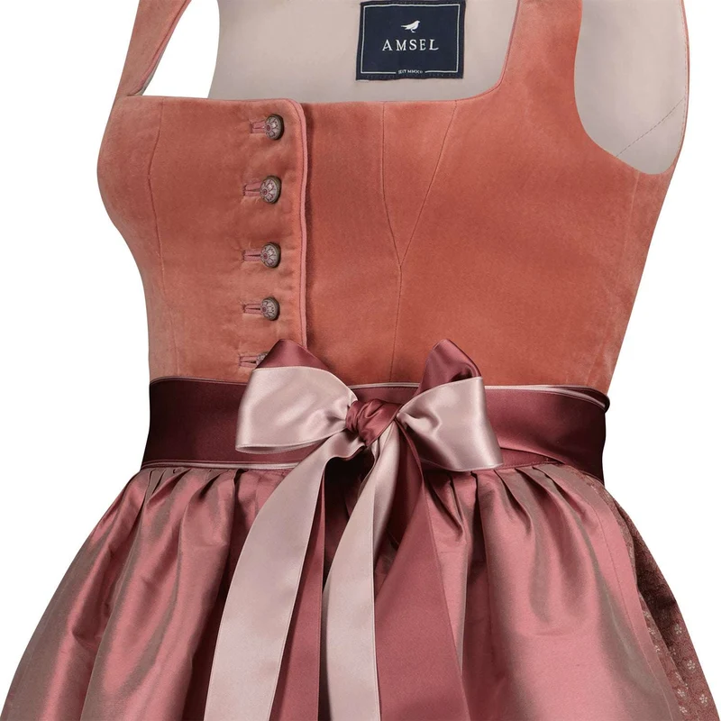 Samtdirndl Mara Peach