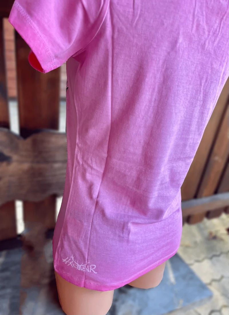 Trachtenshirt, HangOwear, Anni, rot, pink, Herz