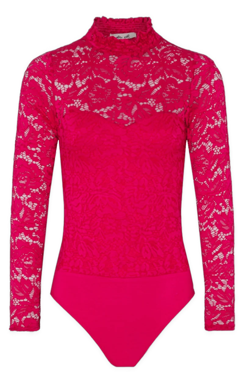 Trachtenbluse, Blusenbody, HangOwear, Filiz pink