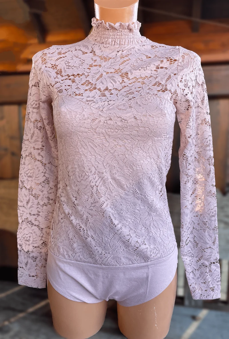 Trachtenbluse, Blusenbody, HangOwear, Filiz rosa haut