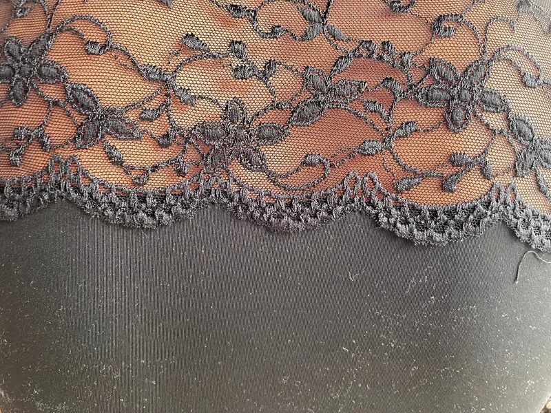 Dirndlbluse Nina von C., Martina, schwarz, halbarm, Zugband