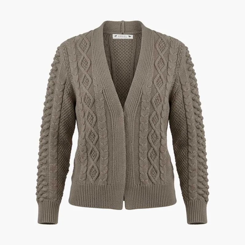 Strickjacke Claire Greige