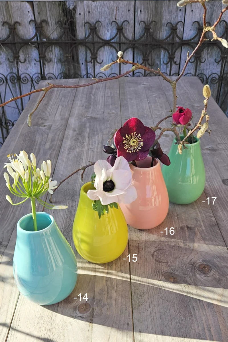 Keramikvase - Vase - verschiedene Farben - 7210 - Grün & Form - Wohnen