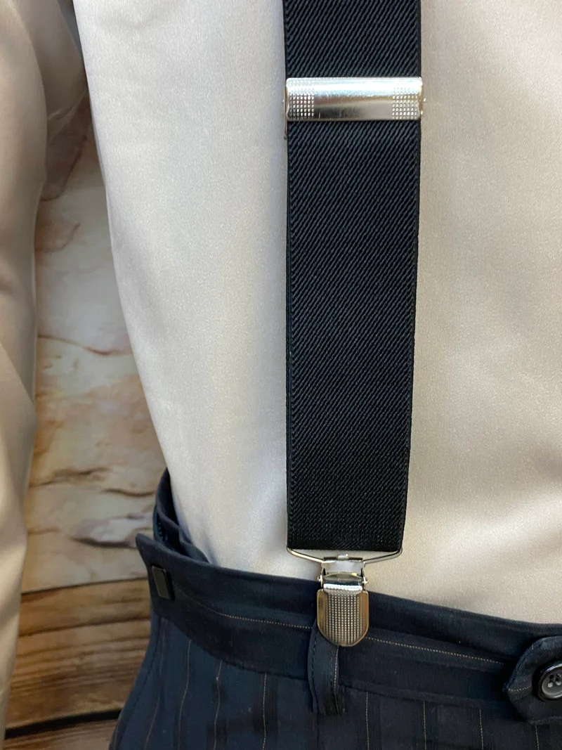 20er Jahre Herren Outfit Gr. 54 – Hemd, Hosenträger & Schiebermütze