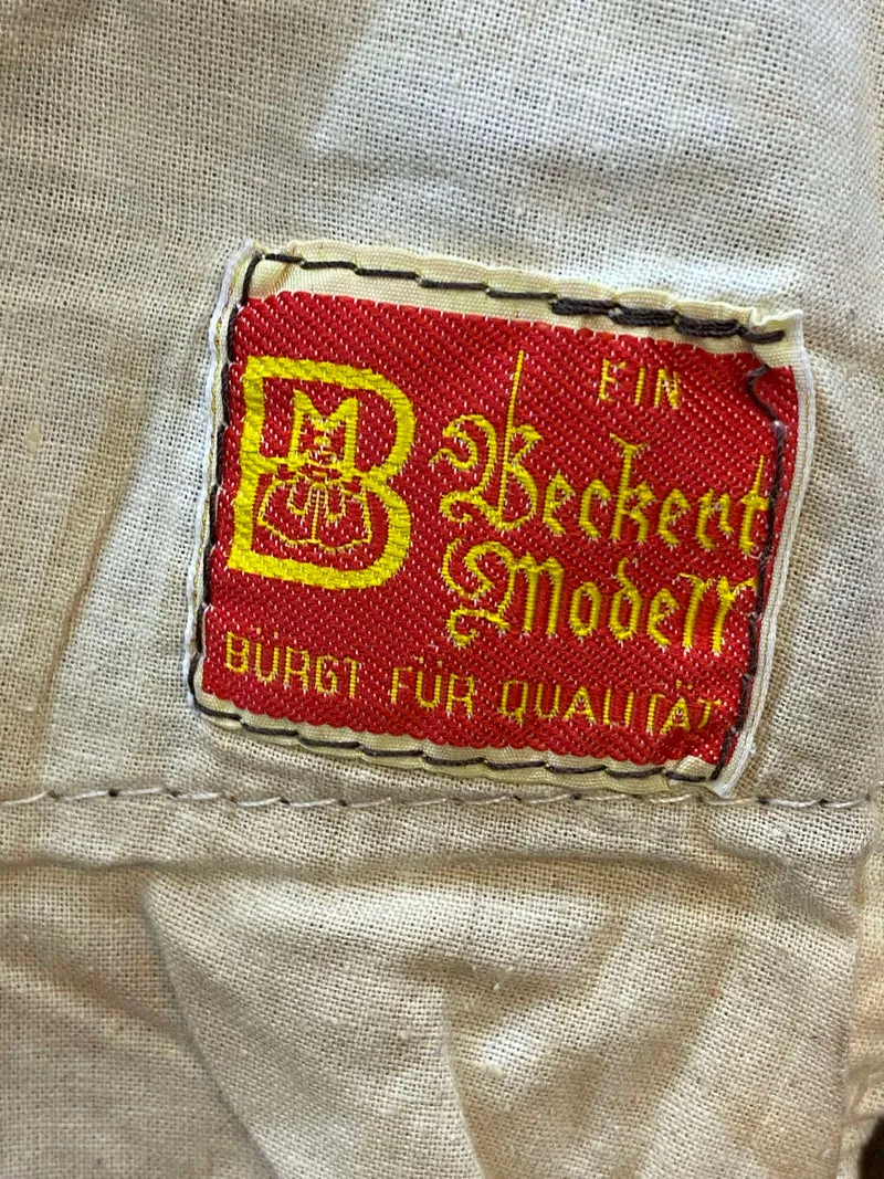 Vintage Beckert Lederhose Gr. 48 dunkelbraun