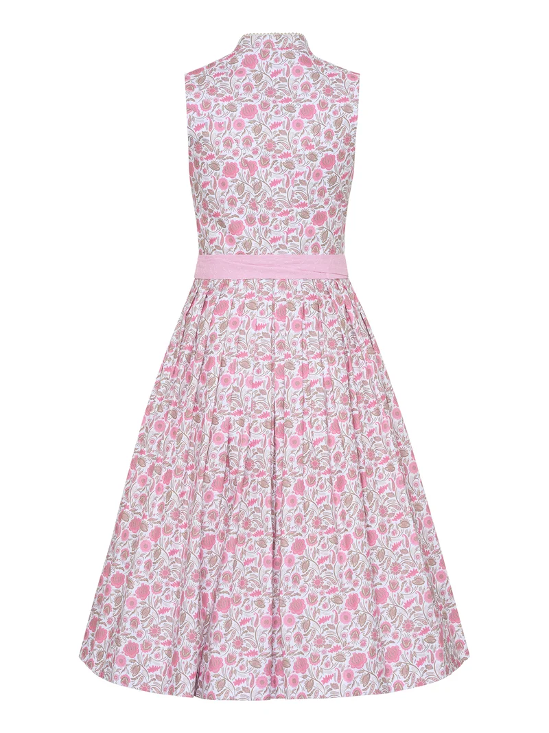 Baumwolldirndl mit bestickter Schürze