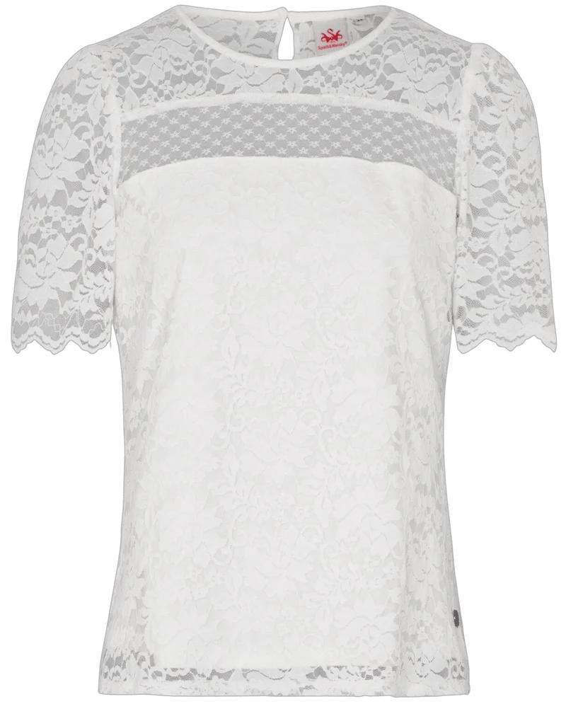 Trachtenbluse, Spieth & Wensky, Alina, Spitze, offwhite